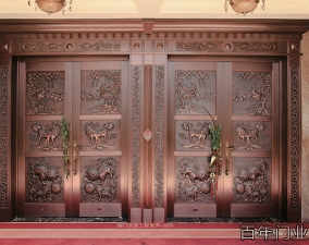 别墅入户门客户实例