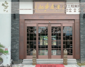 别墅庭院门客户实例
